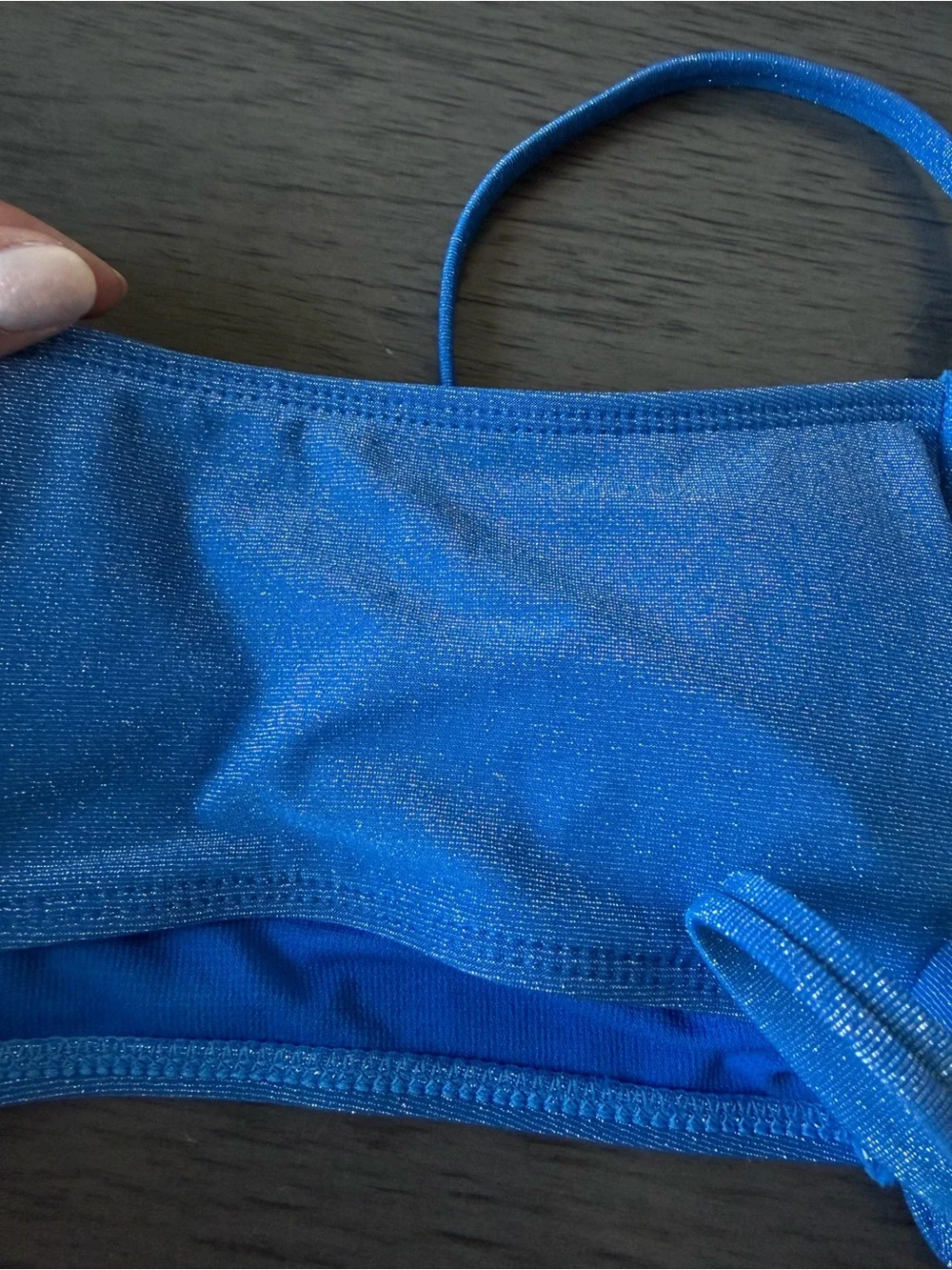 Sparkling Blue Two-Piece Bikini Set